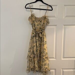 Keepsake The Label Luscious Sleeveless Ruffle Blouson Midi Dress